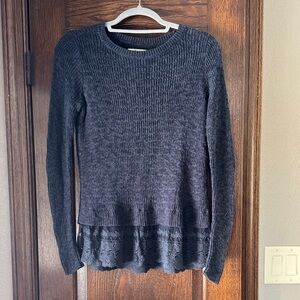 Hollister Navy Knit Sweater